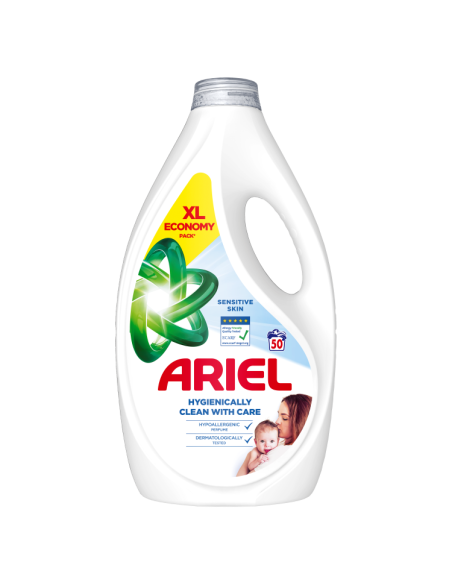 Ariel Sensitive Pesugeel, 2.25 L, 50 Pesukorda