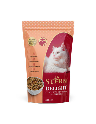 Dr.Stern Premium kanalihast täissööt kassile 800g