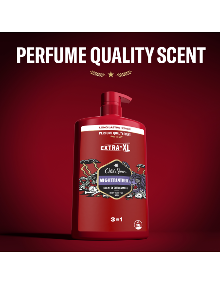 Old Spice Night Panther dušigeel ja sampoon 4x1000ml