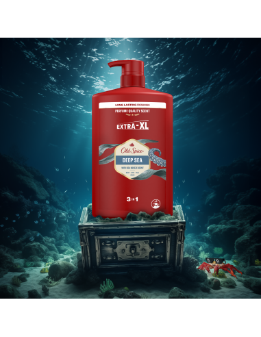 Old Spice Deep Sea dušigeel ja šampoon 4x1000ml