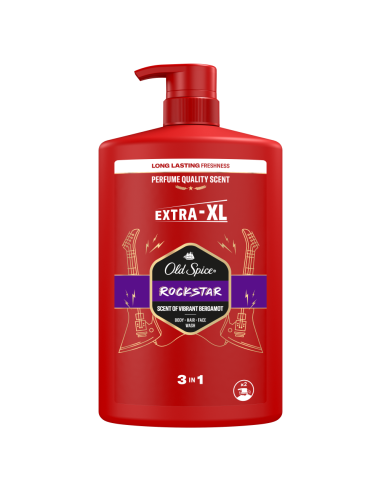Old Spice Rockstar dušigeel ja šampoon 4x1000 ml