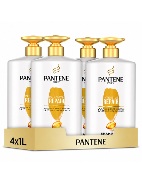 Pantene Pro-V Intensive kahjustatud juuste šampoon 4x1000 ml
