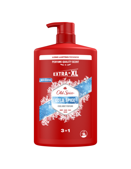 Old Spice Cold Spice dušigeel ja šampoon 4x1000 ml