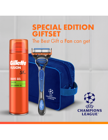 Gillette Fusion5 UEFA Kinkekott
