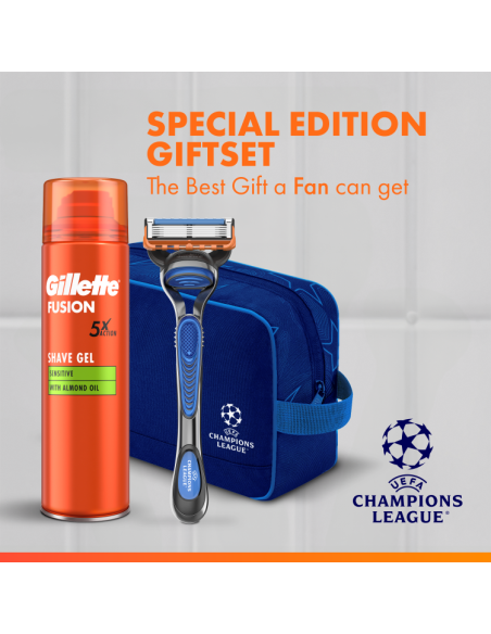 Gillette Fusion5 UEFA Kinkekott