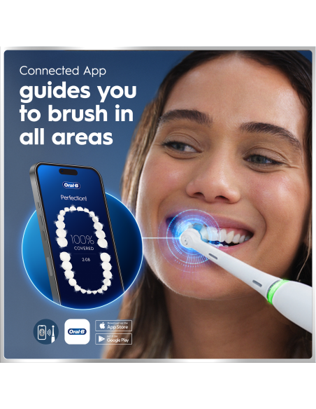 iOM6d.2AC6.B Oral-B iO6 Duo Pack elektriline hambahari White + Pink Sand Extra Käepide +TC
