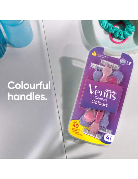 Gillette Venus Comfort Colours ühekordsed raseerijad 12 tk