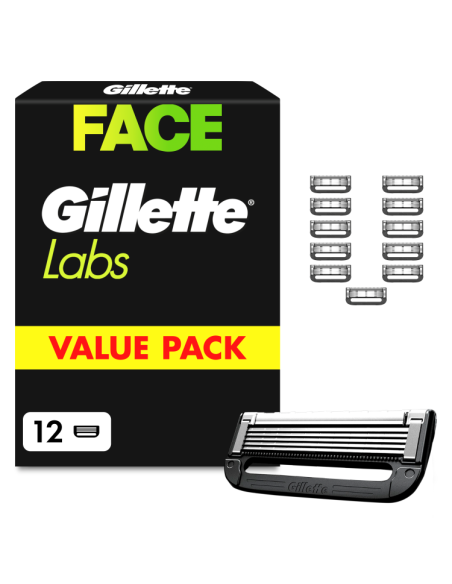 KAST 20 tk! Gillette Labs Raseerija Terad Meestele, 12 Vahetustera