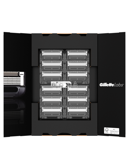 KAST 20 tk! Gillette Labs Raseerija Terad Meestele, 12 Vahetustera