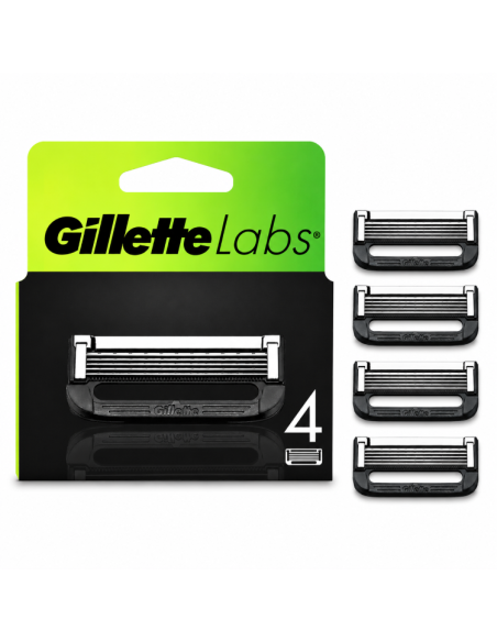 KAST 10 tk! Gillette Labs Raseerija Terad Meestele, 4 Vahetustera
