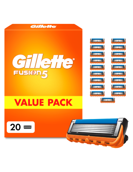 Gillette Fusion5 Raseerija Terad Meestele, 20 Vahetustera