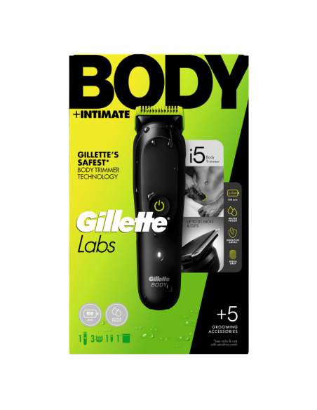 KAST 3 tk! Gillette Labs Body & Intimate trimmer