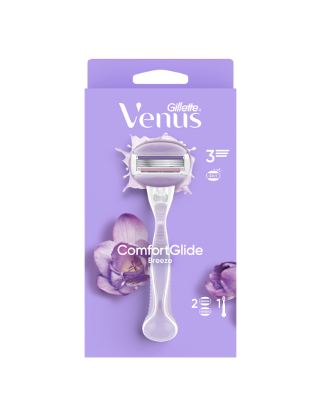 Gillette Venus ComfortGlide Breeze Raseerija + Varuterad 2 tk