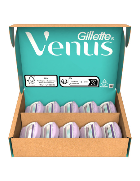 Gillette Venus ComfortGlide Breeze Varuterad, 10 tk 