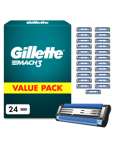 Gillette Mach3 Raseerija Terad Meestele, 24...