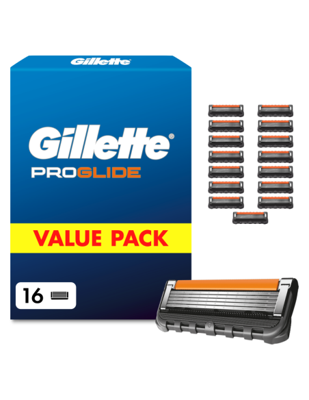 Gillette Proglide Varuterad Meestele, 16 Vahetustera