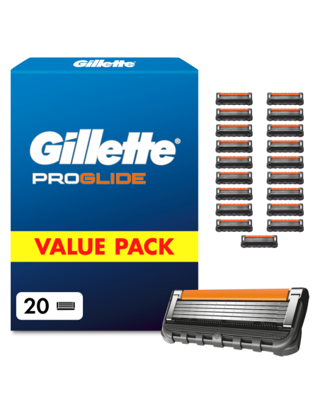 KAST 17 tk! Gillette Proglide Varuterad Meestele, 20 Vahetustera