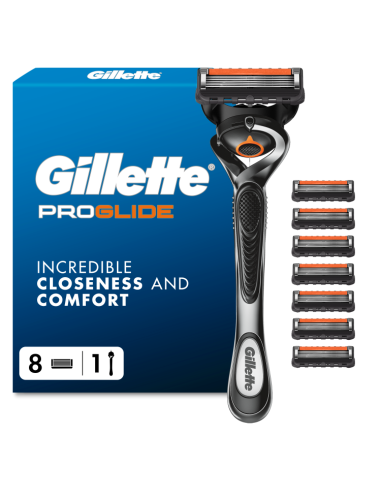 Gillette Proglide Raseerija Meestele + 8 Tera