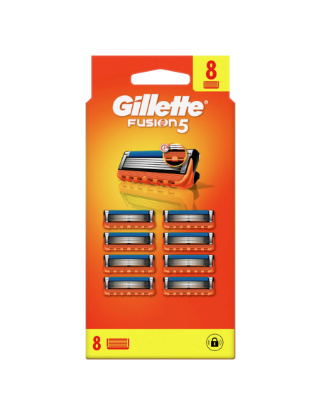 Gillette Fusion5 Raseerija Terad Meestele, 8 Vahetustera