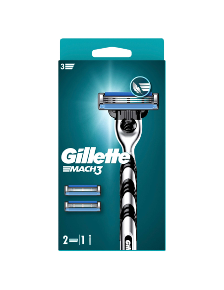 Gillette Mach3 Raseerija Meestele + 2 Vahetustera