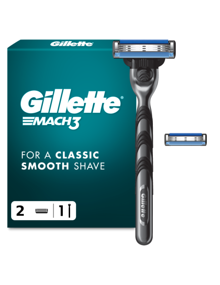 KAST 8 tk! Gillette Mach3 Raseerija Meestele + 2 Vahetustera
