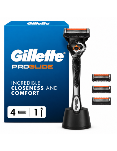 KAST 6 tk! Gillette Fusion5 ProGlide Raseerija Meestele + 4 Vahetustera