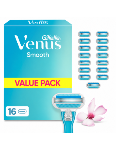 Gillette Venus Smooth Raseerija Varuterad,16 tk