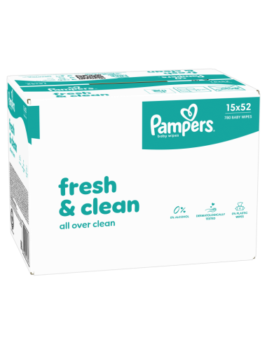 Pampers Fresh Clean Plastic Free niisked...