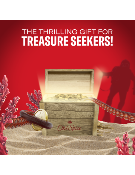 KAST 6 tk! Old Spice Treasure Chest kinkekomplekt