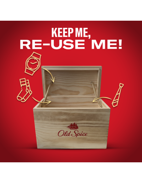 KAST 6 tk! Old Spice Treasure Chest kinkekomplekt