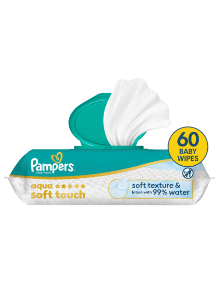 Pampers Aqua Soft Touch niisked beebisalvrätid