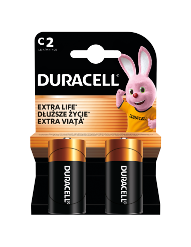 Duracell patarei C/MN1400 2 tk