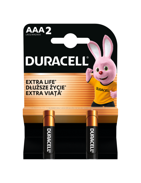 Duracell patarei AAA/MN2400 2 tk