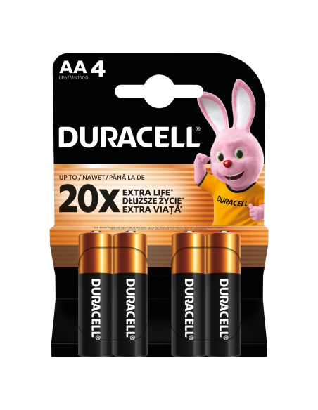 Duracell patarei AA/MN1500 4 tk