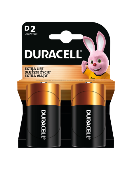 KAST 10 tk! Duracell patarei D/MN1300 2 tk