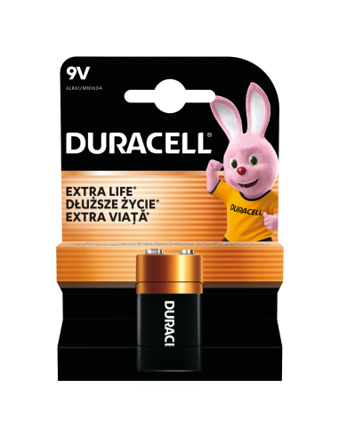 KAST 10 tk! Duracell patarei 9V/MN1604 1 tk