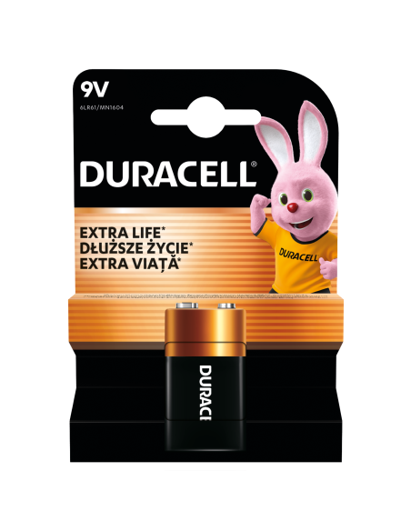 KAST 10 tk! Duracell patarei 9V/MN1604 1 tk