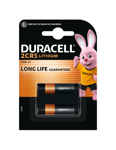 KAST 6 tk! Duracell patarei DL 245 (2CR5) 6V...