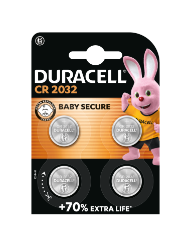 Duracell patarei 2032 3V liitium 4 tk