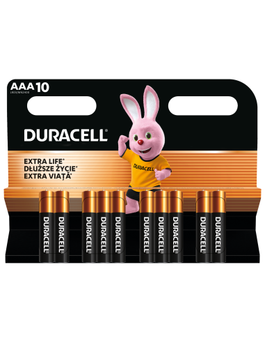 KAST 12 tk! Duracell patarei AAA/MN2400 10 tk