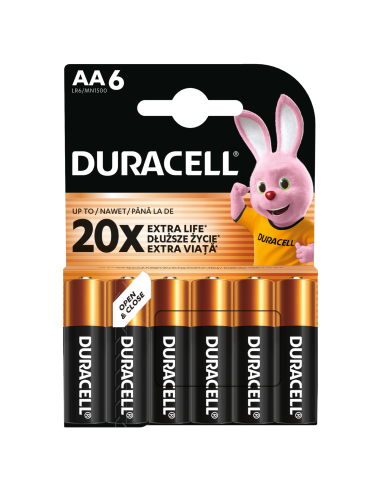Duracell patarei AA/MN1500 6 tk