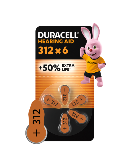 KAST 10 tk! Duracell kuuldeaparaadile 312 6 tk
