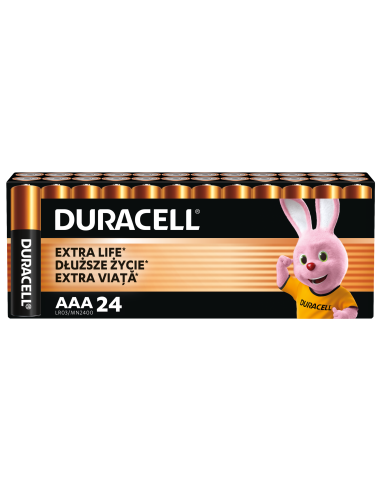 Duracell patarei AAA/MN2400 24 tk