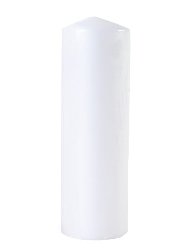 KAST 12 tk! Lauaküünal 8x25 cm 138h valge