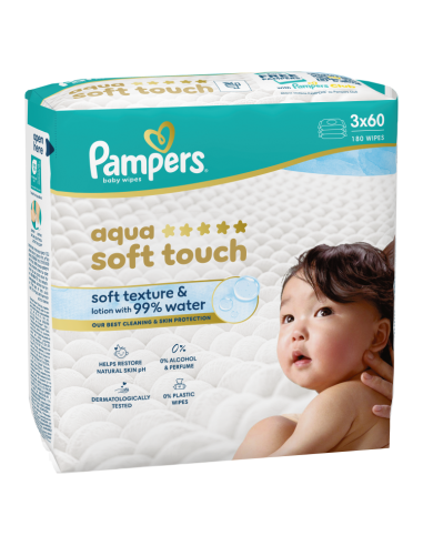 Pampers Aqua Soft Touch niisked beebisalvrätid...