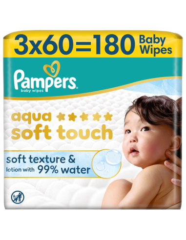 Pampers Aqua Soft Touch niisked beebisalvrätid...