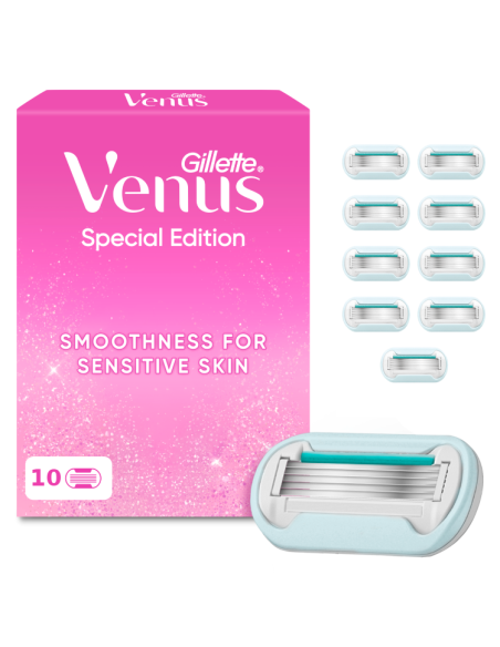 KAST 6 tk! Gillette Venus Party Edition Raseerija Varuterad,10 tk