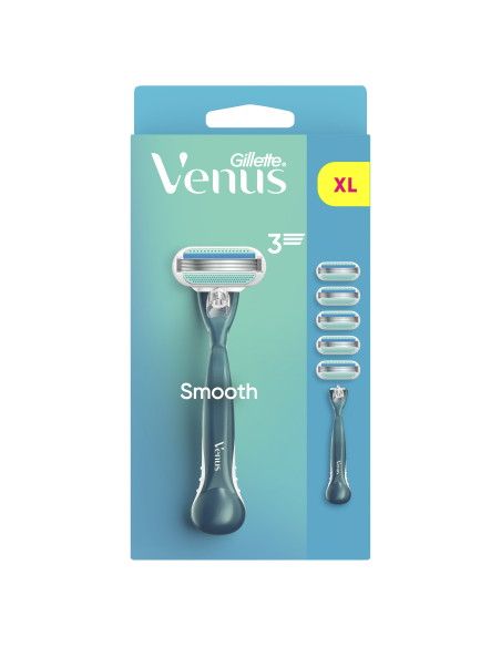 KAST 6 tk! Gillette Venus Smooth Naiste Raseerija + 4 Tera