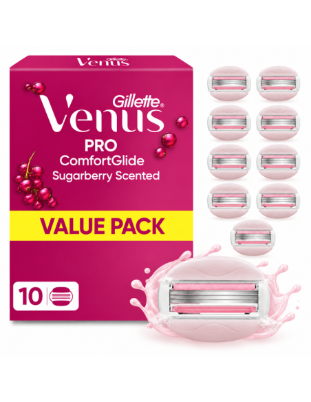 Gillette Venus Pro Comfortglide Sugarberry 10 Vahetustera