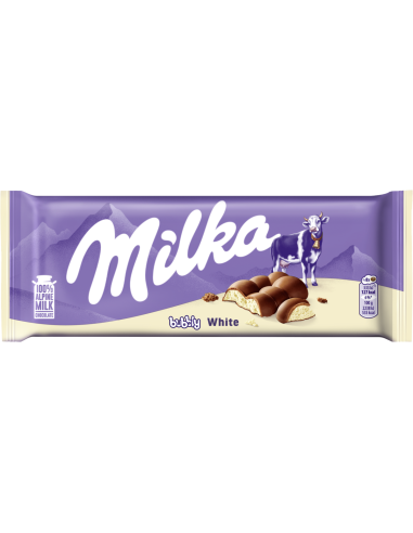 Milka piima- ja valge šokolaadi segu Bubbly 95g